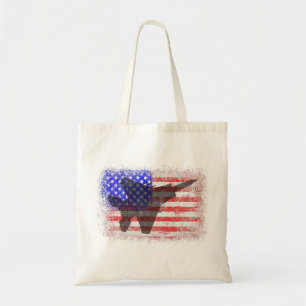 Amerikanische Flagge Flugzeug Patriotische Luftwaf Tragetasche