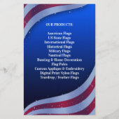 Amerikanische Flagge Flyer (Hinten)