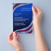 Amerikanische Flagge Flyer (Handgriff)
