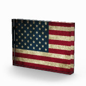 Amerikanische Flagge Fotoblock (Rechts)