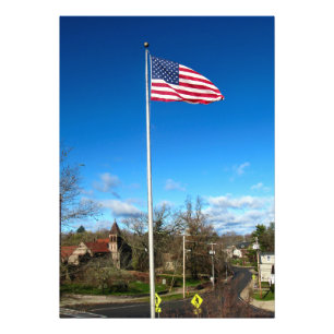 Amerikanische Flagge Fotodruck