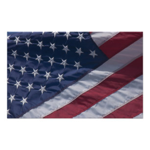 Amerikanische Flagge. Fotodruck