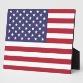 Amerikanische Flagge Fotoplatte (Seite)