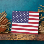 Amerikanische Flagge Fotoplatte (Seite)