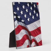 Amerikanische Flagge Fotoplatte (Seite)