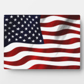 Amerikanische Flagge Fotoplatte (Vorderseite)