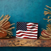 Amerikanische Flagge Fotoplatte (Seite)