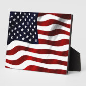 Amerikanische Flagge Fotoplatte (Seite)