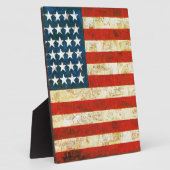 Amerikanische Flagge Fotoplatte (Seite)