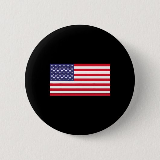 Amerikanische Flagge Frauen Mädchen Kinder Männer Button (Vorderseite)