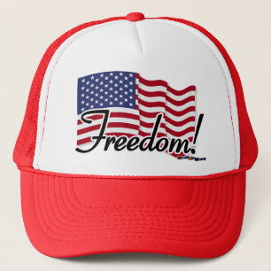 Amerikanische Flagge - Freiheit! Truckerkappe