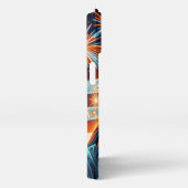 Amerikanische Flagge, Freiheitsstatue, 4. iPhone C iPhone Hülle (Rechte Seite)