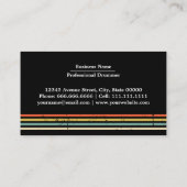 Amerikanische Flagge für berufliche Trommler Visitenkarte (Rückseite)