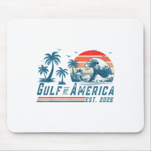 Amerikanische Flagge für den Retro-Golf von Amerik Mousepad