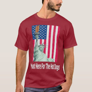 Amerikanische Flagge für die heißen Hunde 4. T-Shirt