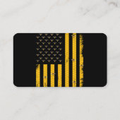 Amerikanische Flagge für Imker Visitenkarte (Rückseite)