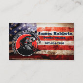 Amerikanische Flagge für kundenspezifisches Schwei Visitenkarte (Vorderseite)