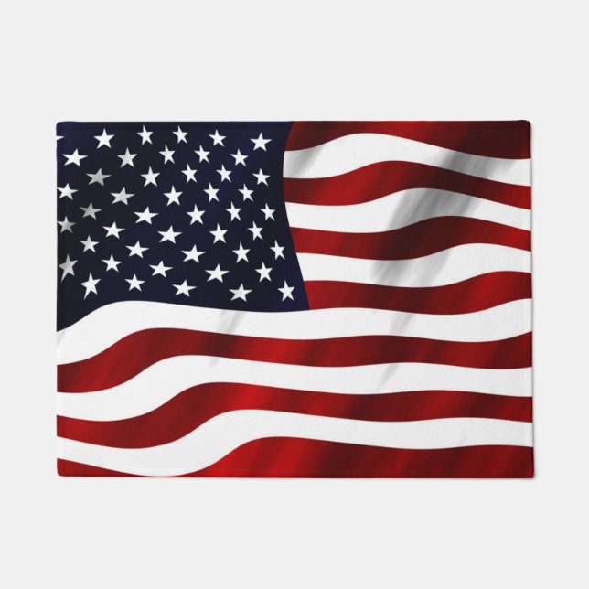 Amerikanische Flagge Fußmatte (Vorderseite)