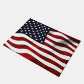 Amerikanische Flagge Fußmatte (Schrägansicht)