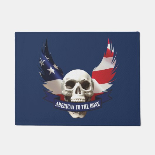Amerikanische Flagge Fußmatte (Vorderseite)