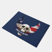 Amerikanische Flagge Fußmatte (Schrägansicht)