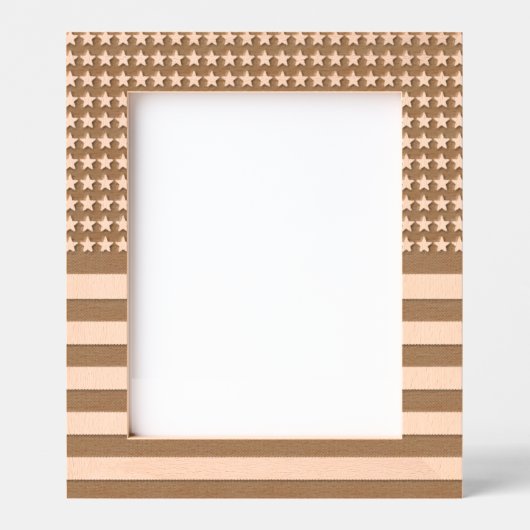 Amerikanische Flagge Geätzte Rahmen (Vorderseite)