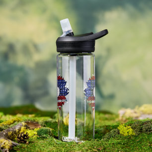 Amerikanische Flagge Gedenktag Shirts Für Frauen M Trinkflasche