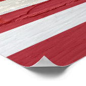 Amerikanische Flagge geerbt Poster (Ecke)