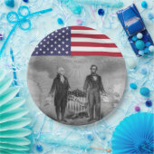 Amerikanische Flagge George Washingtons Abraham Pappteller (Party)