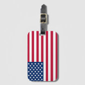 Amerikanische Flagge Gepäckanhänger (Vorderseite Vertikal)