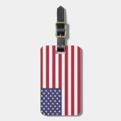 Amerikanische Flagge Gepäckanhänger (Vorderseite vertikal)