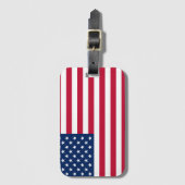 Amerikanische Flagge  Gepäckanhänger (Vorderseite Vertikal)