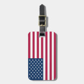 Amerikanische Flagge Gepäckanhänger (Vorderseite vertikal)