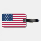 Amerikanische Flagge Gepäckanhänger (Rückseite horizontal)