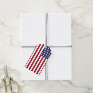 Amerikanische Flagge Geschenkanhänger