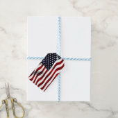 Amerikanische Flagge Geschenkanhänger (Mit Garn)