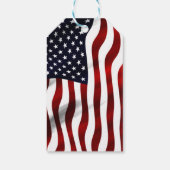 Amerikanische Flagge Geschenkanhänger (Rückseite)