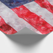 Amerikanische Flagge Geschenkpapier (Ecke)