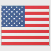 Amerikanische Flagge Geschenkpapier (Flach)
