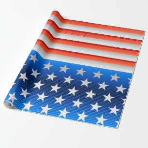 Amerikanische Flagge Geschenkpapier