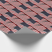 Amerikanische Flagge Geschenkpapier (Ecke)