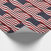 Amerikanische Flagge Geschenkpapier (Ecke)
