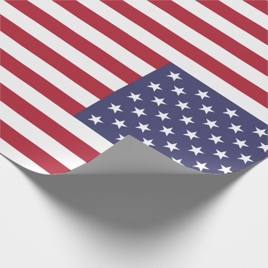 Amerikanische Flagge Geschenkpapier (Ecke)