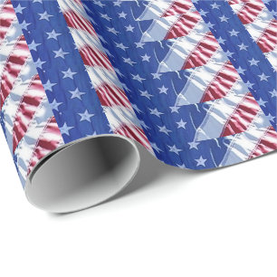 Amerikanische Flagge Geschenkpapier