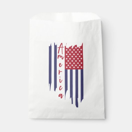 Amerikanische Flagge Geschenktütchen (Vorderseite)