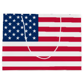 Amerikanische Flagge Geschenktüten Große Geschenktüte (Rückseite)