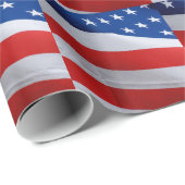 Amerikanische Flagge, Geschenkverpackung Geschenkpapier (Rolleneckpunkt)