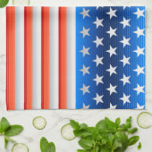 Amerikanische Flagge Geschirrtuch (Gefaltet)