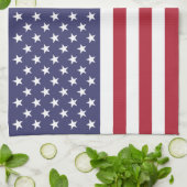Amerikanische Flagge Geschirrtuch (Gefaltet)