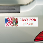 Amerikanische Flagge Gesegnete Jungfrau Mary Relig Autoaufkleber (Auf Auto)